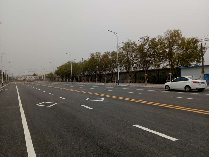 宋元瓷規(guī)劃二路道路、綠化及配套設施實景圖